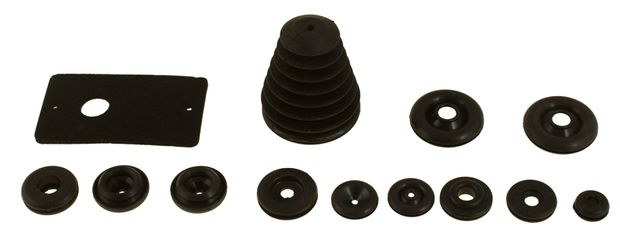 Grommet kit Cowl P1800 61-mid 64 in the group Volvo / 1800 / Engine throttle linkage / Choke throttle linkage / Choke control linkage B20B/D at VP Autoparts Inc. (395300)