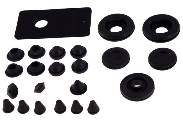 Grommet kit Cowl 140 67-69 in the group Volvo / 140/164 / Miscellaneous / Grommets / Rubber plugs 140 1967-72 at VP Autoparts Inc. (395400)