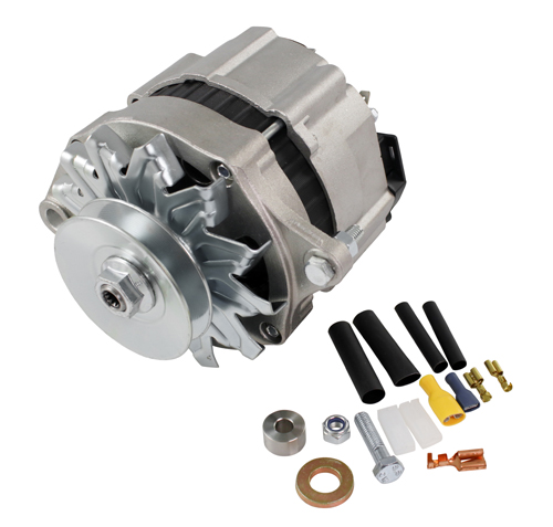 Alternator 12V with relay 55A in the group Volvo / 140/164 / Electrical components / Alternator AC / Alternator mounting details 140 at VP Autoparts Inc. (419420)