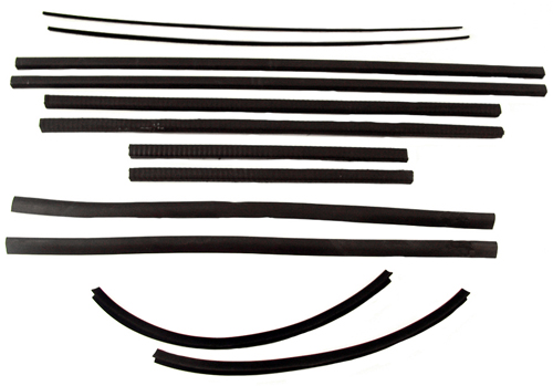 Guide channel kit 130 -68 in the group Volvo / Amazon/122 / Body / Window glass/rubber seals / Rubber kits & guide channels Amazon 122 at VP Autoparts Inc. (500)