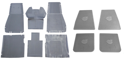 Rubber mat set 544/210 54-68 grey 10 pc. in the group Volvo / PV/Duett / Interior / Mats/carpets / Rubber mats and accessories 445/210 at VP Autoparts Inc. (659473)