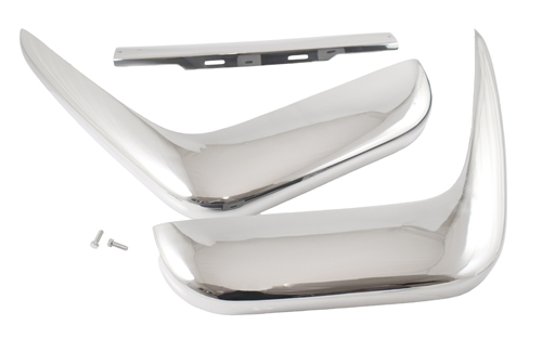 Rear bumper kit P18-64 stainless 3pc in the group Volvo / 1800 / Body / Bumpers / Bumpers 1800 -1964 at VP Autoparts Inc. (664447-48SET)