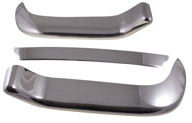 Front bumper kit P18-64 stainless 3pc in the group Volvo / 1800 / Body / Bumpers / Bumpers P1800 -1964 at VP Autoparts Inc. (664654-55SET)