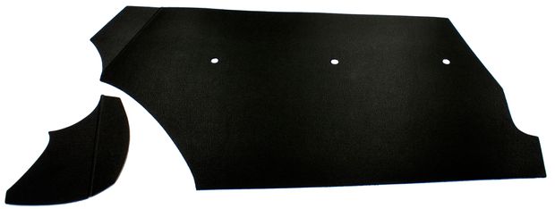 Trunk board pair 122 black in the group Volvo / Amazon/122 / Interior / Board panels / Board panels and dash pads Amazon/122 1965- at VP Autoparts Inc. (671067)