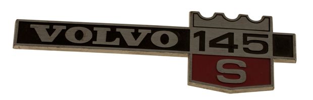 Emblem 14S 5 B20B 71-72 fender in the group Volvo / 140/164 / Body / Emblem / Emblem 145 1967-72 at VP Autoparts Inc. (687212)