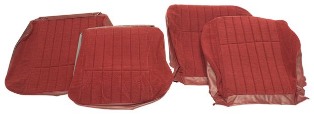 Cover kit 140 1973 maroon front in the group Volvo / 140/164 / Interior / Upholstery 144 / Upholstery 144 code 555-/560- maroon at VP Autoparts Inc. (690-555-241-S)