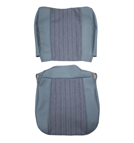 Cover Front seat 544 60-61 blue in the group Volvo / PV/Duett / Interior / Upholstery 544 / Upholstery 544 code 30-168 light blue/blue 1960-61 at VP Autoparts Inc. (690053-54)