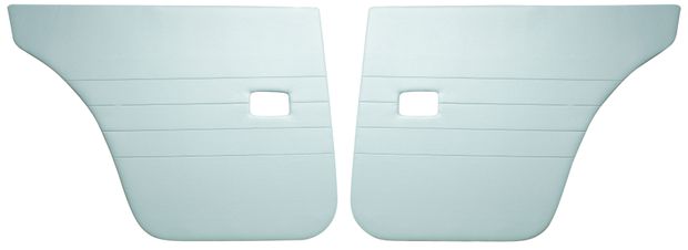 Door panel 120 4d 1961 blue LHR in the group Volvo / Amazon/122 / Interior / Upholstery 120/130 / Upholstery Amazon/122 code 120-161 1960-61 at VP Autoparts Inc. (690157-58)