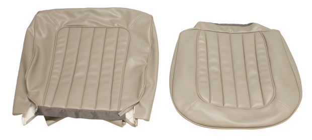 Cover Front seat 120 4d 60-61 US greybei in the group Volvo / Amazon/122 / Interior / Upholstery 120/130 / Upholstery Amazon/122 code 121-162 1960-61 at VP Autoparts Inc. (690163-64)