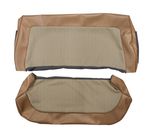 Cover Rear seat 120 4d 1961 brown in the group Volvo / Amazon/122 / Interior / Upholstery 120/130 / Upholstery Amazon/122 code 122-163 1960-61 at VP Autoparts Inc. (690175-76)