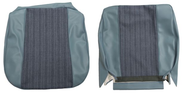 Cover Front seat Amazon 4d 1961 blue in the group Volvo / Amazon/122 / Interior / Upholstery 120/130 / Upholstery Amazon/122 code 123-164 1960-61 at VP Autoparts Inc. (690181-82)