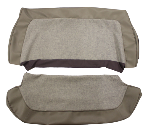 Cover Rear seat 120 4d 1961 grey Alt 2 in the group Volvo / Amazon/122 / Interior / Upholstery 120/130 / Upholstery Amazon/122 code 124-165 gray/graybeige 1960-61 at VP Autoparts Inc. (690191-92B)