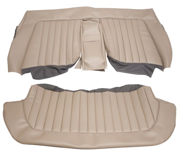 Cover Rear seat Amazon 4d 1962 US nougat in the group Volvo / Amazon/122 / Interior / Upholstery 120/130 / Upholstery Amazon/122 code 140-205 1962-63 at VP Autoparts Inc. (690412-13)