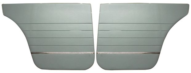 Door panel 120 4d 62-63 light blue LHR in the group Volvo / Amazon/122 / Interior / Upholstery 120/130 / Upholstery Amazon/122 code 142-207 1962-63 at VP Autoparts Inc. (690440-41)