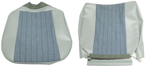 Cover Front seat Amazon 1962 light blue in the group Volvo / Amazon/122 / Interior / Upholstery 120/130 / Upholstery Amazon Code 405-193 1962-63 at VP Autoparts Inc. (690454-55)