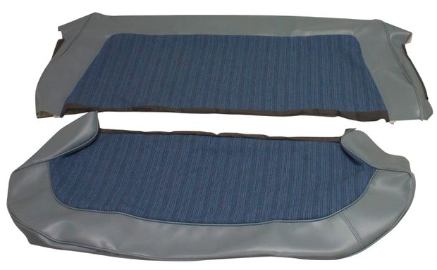 Cover Rear seat 120 4d 1962 light blue in the group Volvo / Amazon/122 / Interior / Upholstery 120/130 / Upholstery Amazon/122 code 139-204 1962-63 at VP Autoparts Inc. (690456-57)