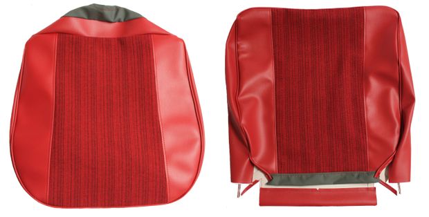 Cover Front seat Amazon 62-63 red in the group Volvo / Amazon/122 / Interior / Upholstery 120/130 / Upholstery Amazon/122 code 409-236 1962-63 at VP Autoparts Inc. (690852-53)
