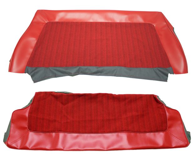 Cover Rear seat 130 2d 1962 red in the group Volvo / Amazon/122 / Interior / Upholstery 120/130 / Upholstery Amazon/122 code 409-236 1962-63 at VP Autoparts Inc. (690888-55)