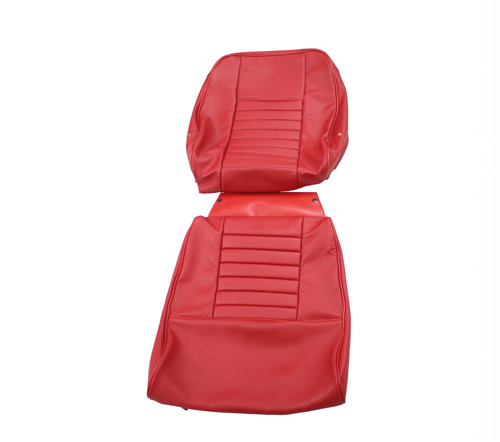 Cover Front seat 1800S 64-69 red in the group Volvo / 1800 / Interior / Upholstery 1800S / Upholstery 1800 code 317-557 red 1964-69 at VP Autoparts Inc. (691037-38)