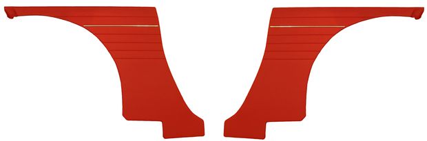 Panel Rear side 1800S/E 64-70 red Pair in the group Volvo / 1800 / Interior / Upholstery 1800E / Upholstery code 327-625 1970 at VP Autoparts Inc. (691041-42)