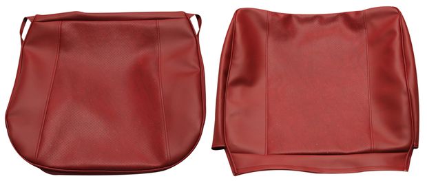 Cover Front seat 544 63-64 US red in the group Volvo / PV/Duett / Interior / Upholstery 544 / Upholstery 544 code 47-238 1963-64 at VP Autoparts Inc. (691156-57)