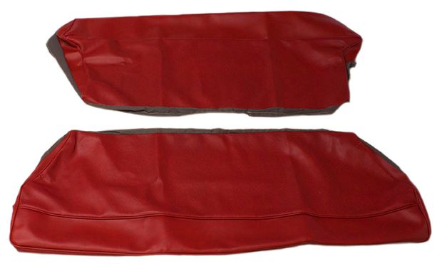 Cover Rear seat 544 63-64 US red in the group Volvo / PV/Duett / Interior / Upholstery 544 / Upholstery 544 code 47-238 1963-64 at VP Autoparts Inc. (691162-63)