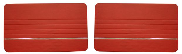 Door panel 544 63-64 red pair in the group Volvo / PV/Duett / Interior / Upholstery 544 / Upholstery 544 code 50-240 1963-64 at VP Autoparts Inc. (691172-73)