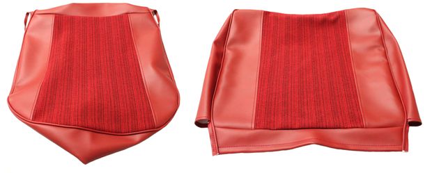 Cover Front seat 544 6364 red in the group Volvo / PV/Duett / Interior / Upholstery 544 / Upholstery 544 code 50-240 1963-64 at VP Autoparts Inc. (691188-89)