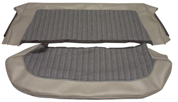 Cover Rear seat 120 4d 1964 grey in the group Volvo / Amazon/122 / Interior / Upholstery 120/130 / Upholstery Amazon/122 code 158-250 1963-64 at VP Autoparts Inc. (691238-39)