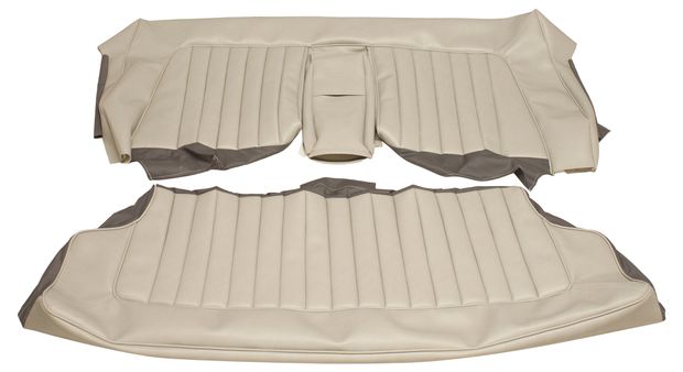 Cover Rear seat 120 2d 63-64 US grey in the group Volvo / Amazon/122 / Interior / Upholstery 120/130 / Upholstery Amazon/122 code 410-244 1964 at VP Autoparts Inc. (691256-57)