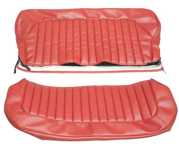 Cover Rear seat 1964 220 red Ch 14336- in the group Volvo / Amazon/122 / Interior / Upholstery 220 / Upholstery 122 wagon code 508-255 1964 at VP Autoparts Inc. (691282-83)