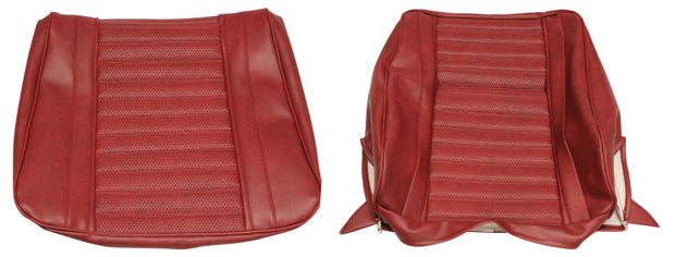 Cover Front seat Amazon 65-66 red in the group Volvo / Amazon/122 / Interior / Upholstery 220 / Upholstery 122 wagon code 514-536 1966 at VP Autoparts Inc. (691434-37)