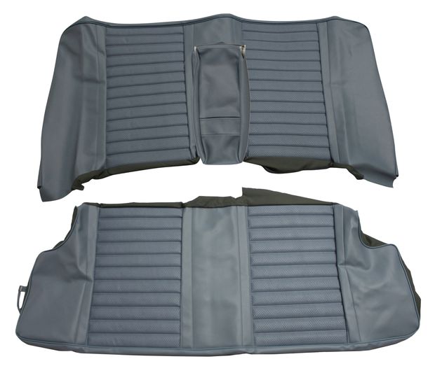 Cover Rear seat 130 2d 1965 light blue in the group Volvo / Amazon/122 / Interior / Upholstery 120/130 / Upholstery Amazon/122 code 419-517 1965 at VP Autoparts Inc. (691476-77)