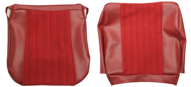 Cover Front seat 544 65-66 red in the group Volvo / PV/Duett / Interior / Upholstery 544 / Upholstery 544 code 52-510 1965-66 at VP Autoparts Inc. (691530-31)