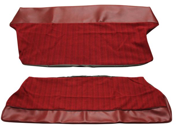 Cover Rear seat 544 65-66 red in the group Volvo / PV/Duett / Interior / Upholstery 544 / Upholstery 544 code 52-510 1965-66 at VP Autoparts Inc. (691532-33)