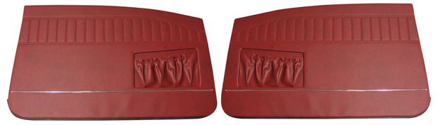 Door panel Amazon 2d 1966 red LH & RH in the group Volvo / Amazon/122 / Interior / Upholstery 120/130 / Upholstery Amazon/122 code 420-532 1966 at VP Autoparts Inc. (691823-24)