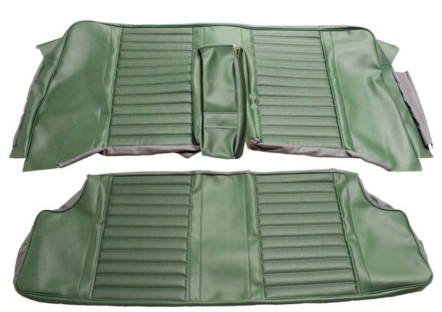 Cover Rear seat 120 2d 66-67 green in the group Volvo / Amazon/122 / Interior / Upholstery 120/130 / Upholstery Amazon/122 code 426-553 1966-67 at VP Autoparts Inc. (692112-13)