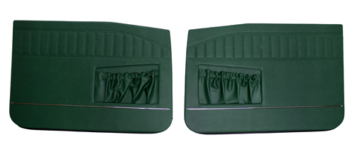 Door panel 122 4d/ Wag 66-67 green Pair in the group Volvo / Amazon/122 / Interior / Upholstery 220 / Upholstery Amazon Code  520-556 1966-67 at VP Autoparts Inc. (692145-46)