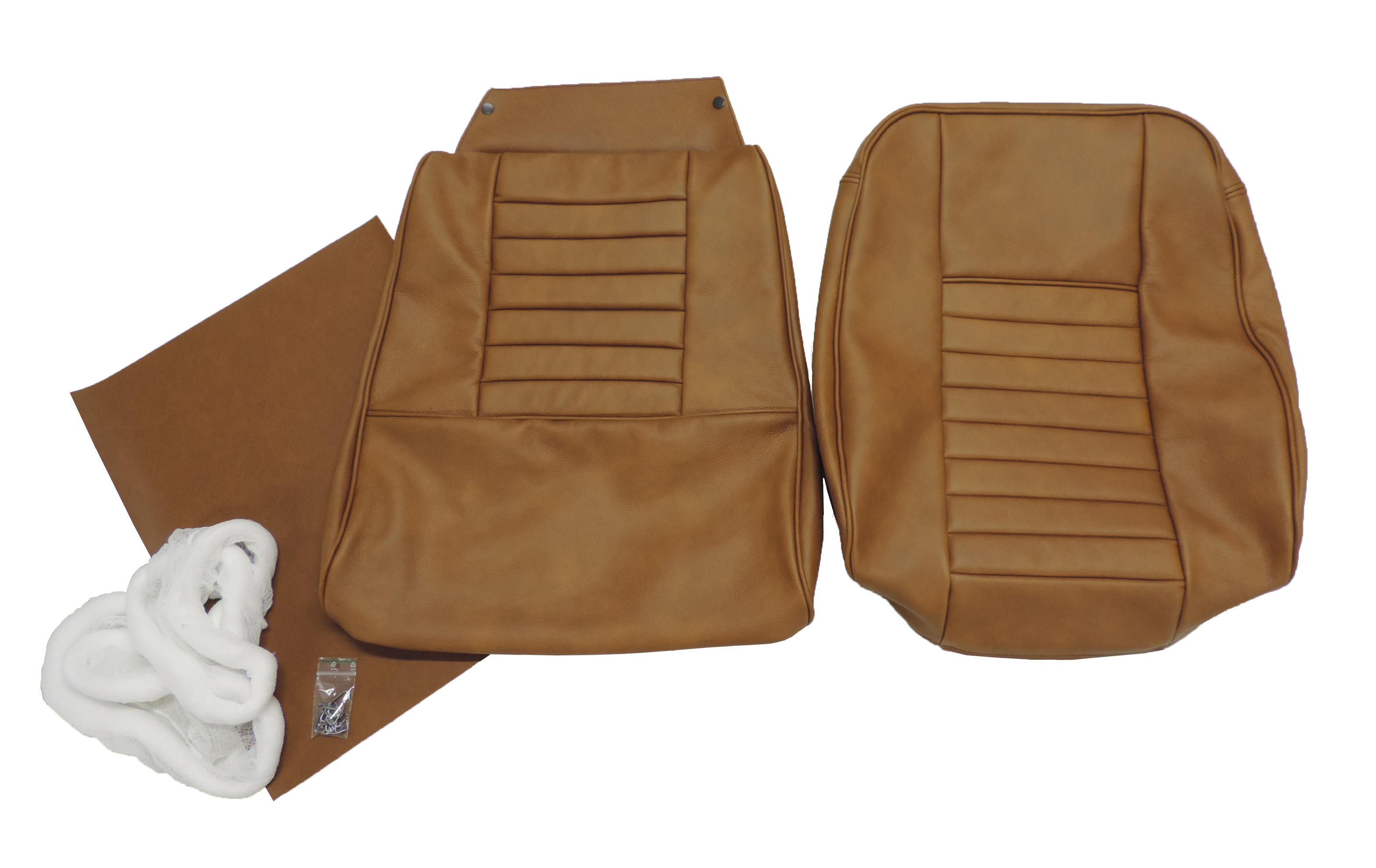 Cover Front seat 1800S 64-69 brown in the group Volvo / 1800 / Interior / Upholstery 1800S / Upholstery code 320-558 1964-69 at VP Autoparts Inc. (692171-72)