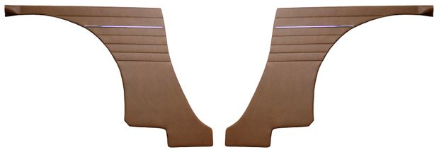 Panel Rear side 1800S 64-69 brown pair in the group Volvo / 1800 / Interior / Upholstery 1800S / Upholstery code 320-558 1964-69 at VP Autoparts Inc. (692182-83)