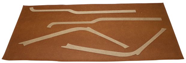 Panel kit B-pillar/door 210 67-68 brown in the group Volvo / PV/Duett / Interior / Upholstery 210 / Upholstery 210 code 230-544 1967 at VP Autoparts Inc. (692274-SET)