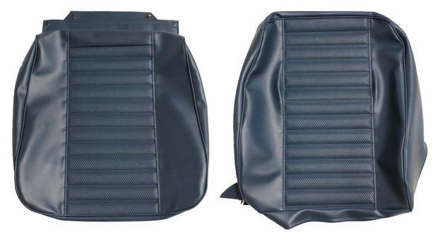 Cover Front seat Amazon 2d/220 1969 blue in the group Volvo / Amazon/122 / Interior / Upholstery 220 / Upholstery 122 wagon code 523-599 1969 at VP Autoparts Inc. (692887-88)