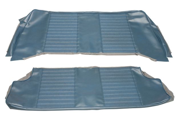 Cover Rear seat 130 2d 1969 blue in the group Volvo / Amazon/122 / Interior / Upholstery 120/130 / Upholstery Amazon/122 code 431-596 1969 at VP Autoparts Inc. (692893-94)