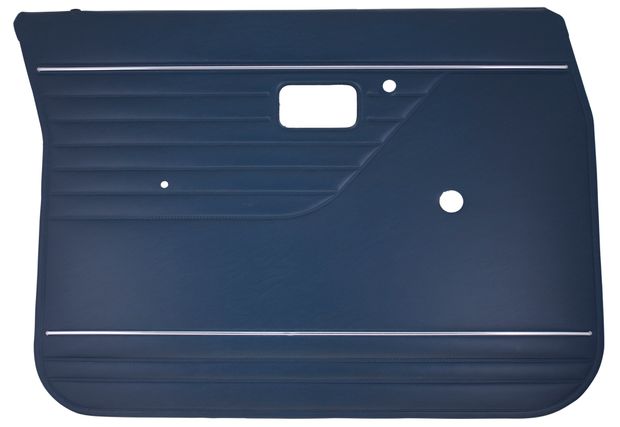 Door panel 144/145 1969 blue LHF in the group Volvo / 140/164 / Interior / Upholstery 144 / Upholstery 144 code 713-608/719-614 blue at VP Autoparts Inc. (693001)