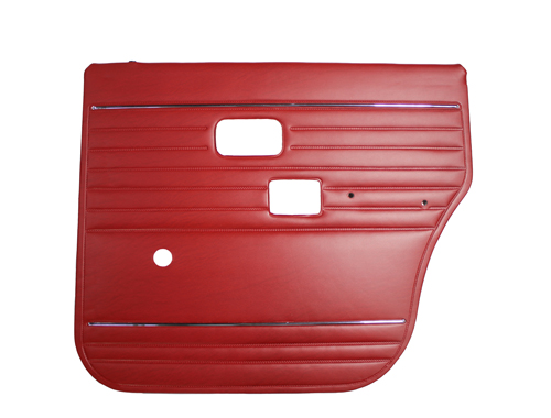 Door panel 144/145 red RHR in the group Volvo / 140/164 / Interior / Upholstery 144 / Upholstery 144 code 714-609/720-615 red at VP Autoparts Inc. (693010)