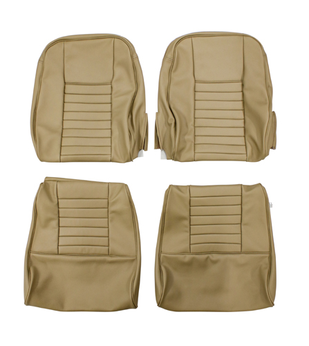 Front seat upholstery 1800 beige/brown in the group Volvo / 1800 / Interior / Upholstery 1800E / Upholstery code 331-629 1970-71 at VP Autoparts Inc. (693244-SET)