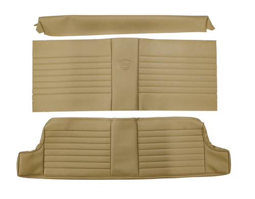 Rear seat upholstery 1800 beige/brown in the group Volvo / 1800 / Interior / Upholstery 1800E / Upholstery code 331-629 1970-71 at VP Autoparts Inc. (693253-SET)