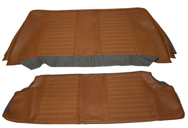 Cover rear seat 120 2d 1970 brown in the group Volvo / Amazon/122 / Interior / Upholstery 120/130 / Upholstery Amazon/122 code 433-635 1970 at VP Autoparts Inc. (693558-59)