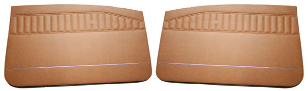Door panels Amazon 2d 1970 brown in the group Volvo / Amazon/122 / Interior / Upholstery 120/130 / Upholstery Amazon/122 code 433-635 1970 at VP Autoparts Inc. (693562-63)