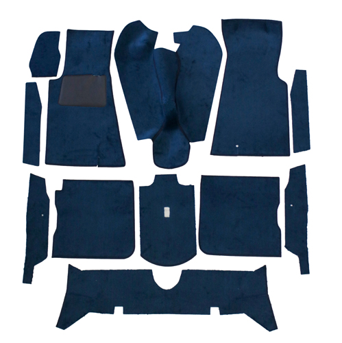 Carpet kit 164 column gear blue in the group Volvo / 140/164 / Interior / Mats/carpets / Mats/carpets 164 at VP Autoparts Inc. (693952AT)